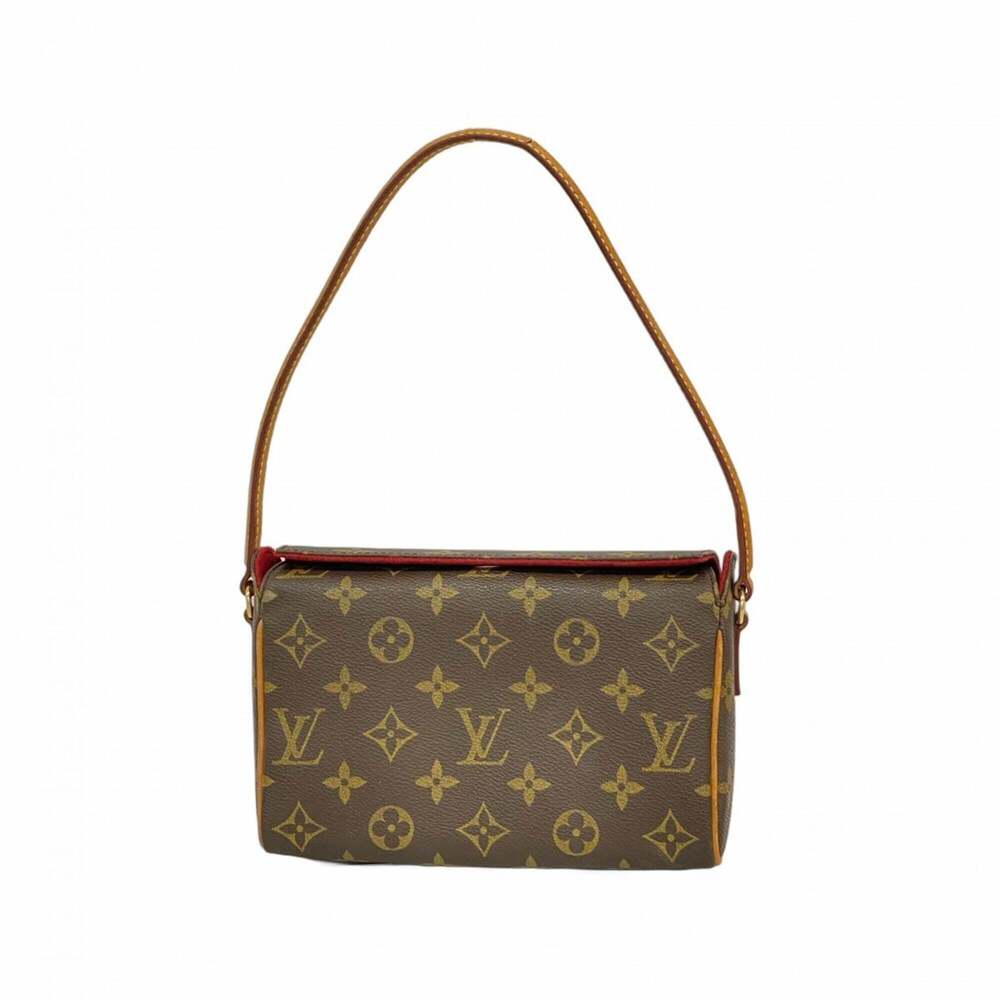 Louis Vuitton Monogram Recital Handbag M51900 Brown Women's